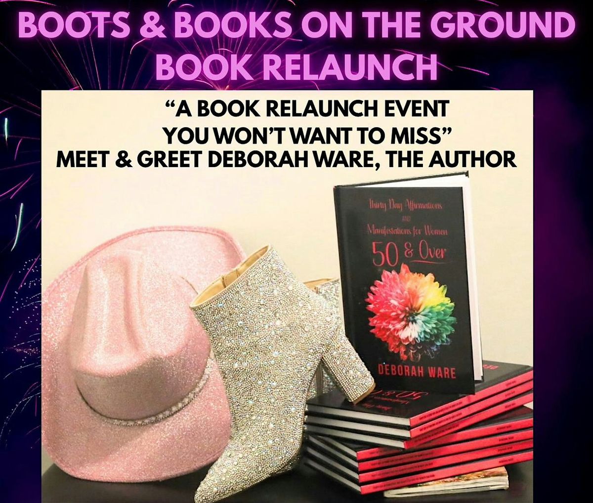 \u201cBoots & Books Inspirational Book Relaunch\u201d