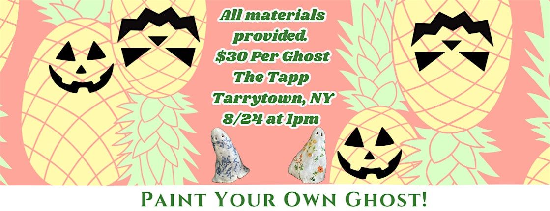 Summerween Ghost-Making Workshop at The Tapp!