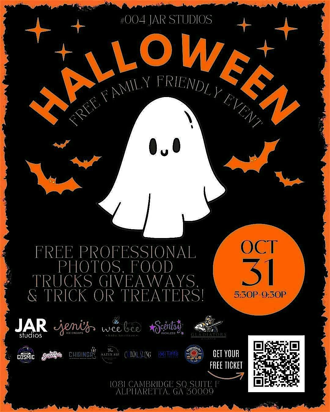 *FREE* Family-Friendly Halloween Event @ JAR Studios