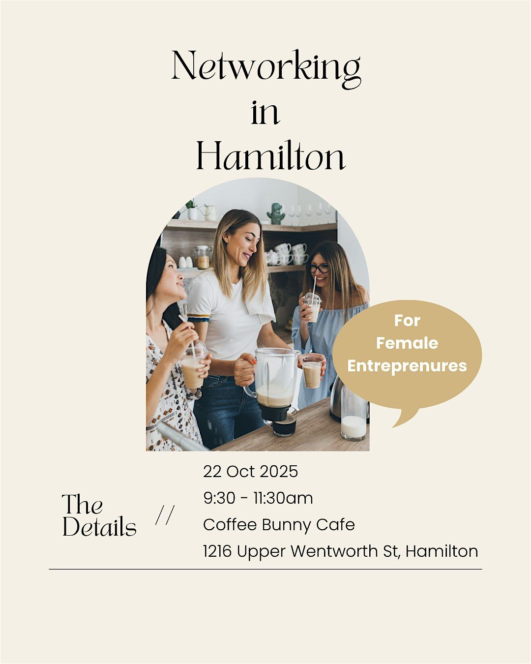 Casual Networking in Hamilton for Female Business Owners