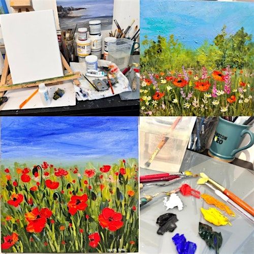PAINTING POPPIES IN ACRYLICS with Sarita Kamat