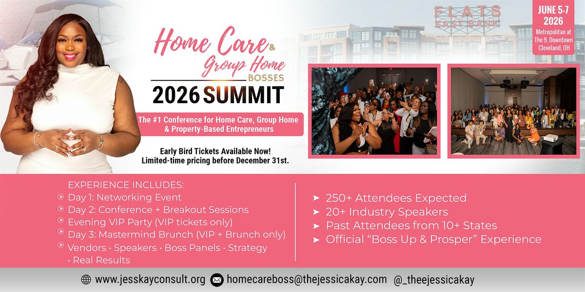 Home Care & Group Home 2026 Summit (June 5-7)