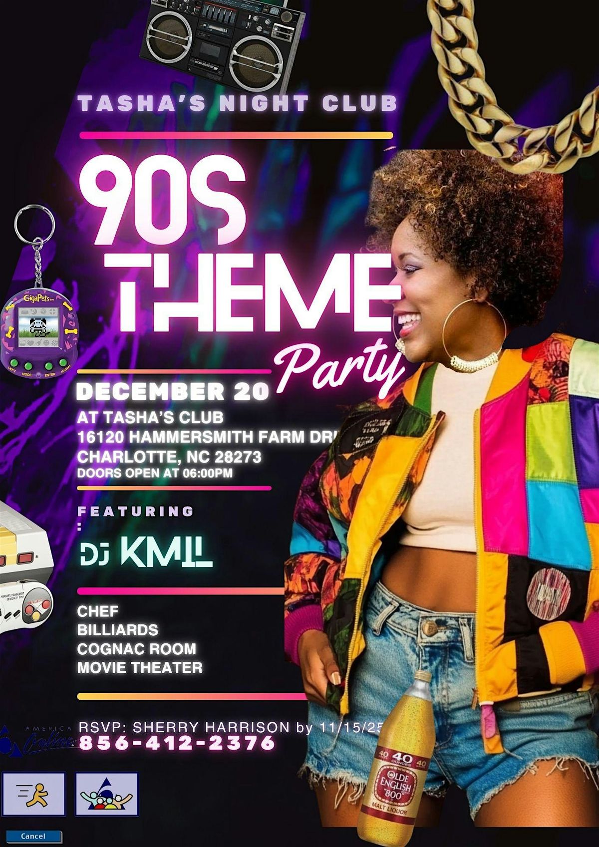 Tasha's 90s Themed 50th Celebration