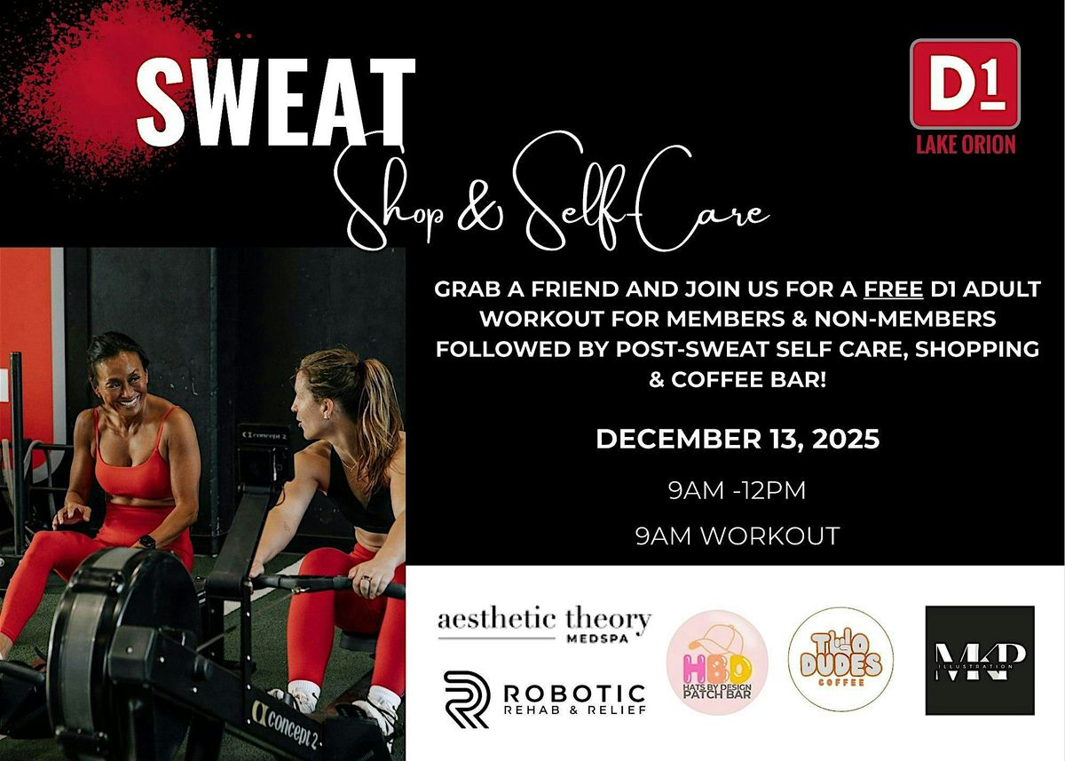 SWEAT, SIP & SHOP WITH D1 LAKE ORION