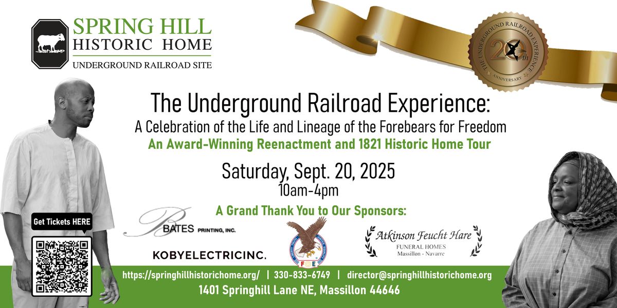 Spring Hill's 20th Annual Underground Railroad Experience