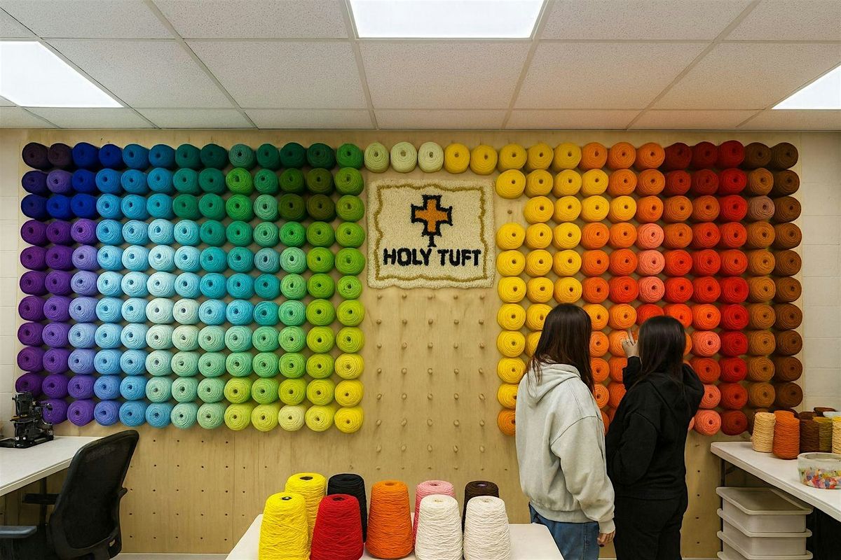 Rug Tufting Workshop \u2013 30\u00d730 Tote \/ 50\u00d750Rug\/ 70\u00d770 Intermediate Rug