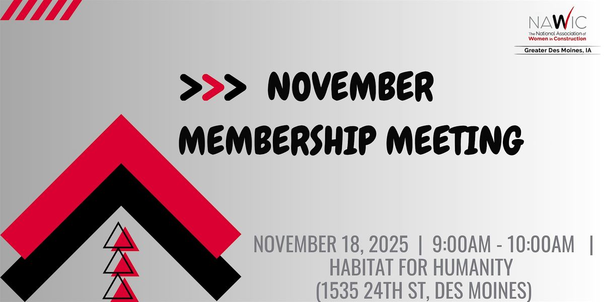 November's Membership Meeting