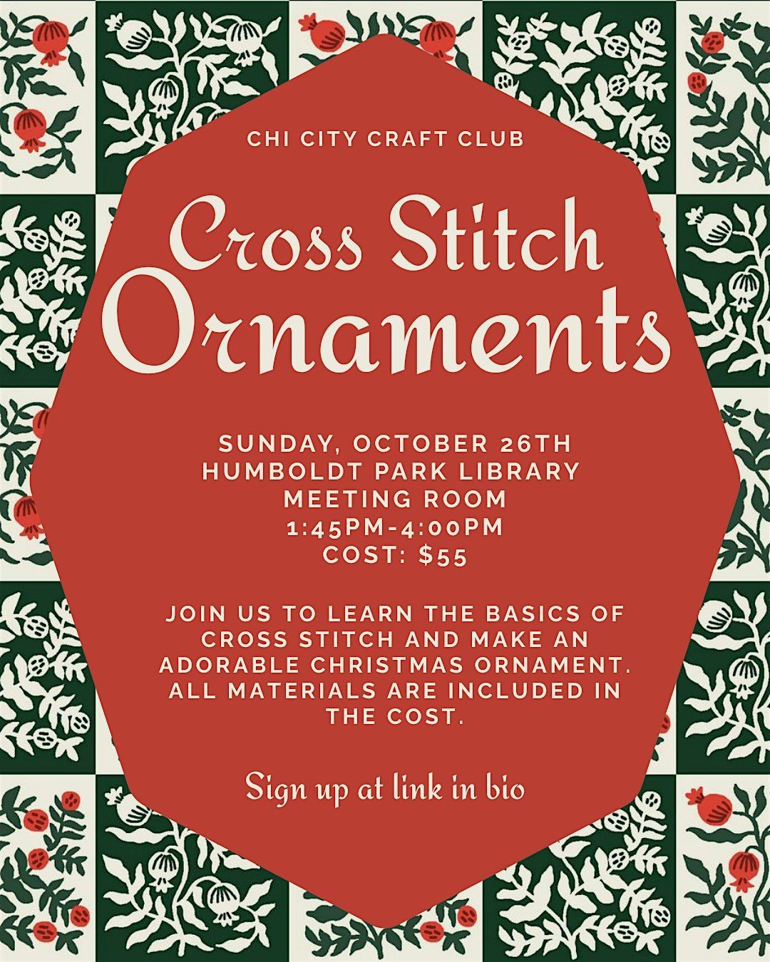 Cross Stitch Christmas Ornaments