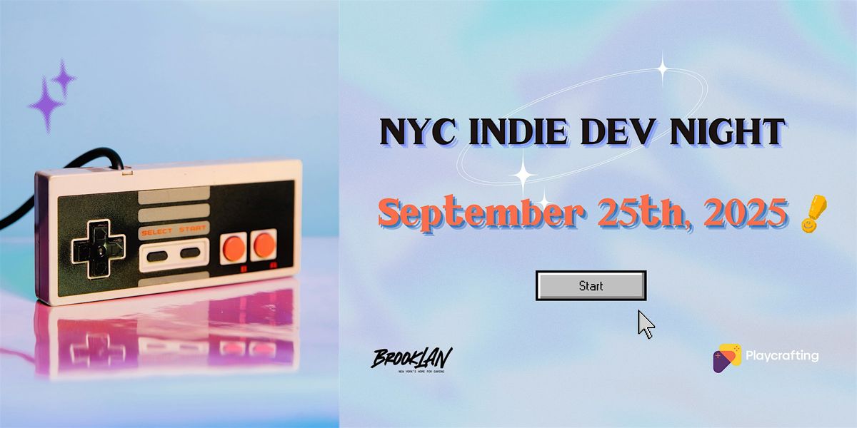 NYC INDIE DEV NIGHT: September 25th