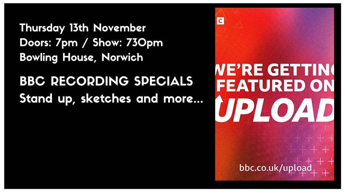 HOOMA COMEDY X BBC RECORDING