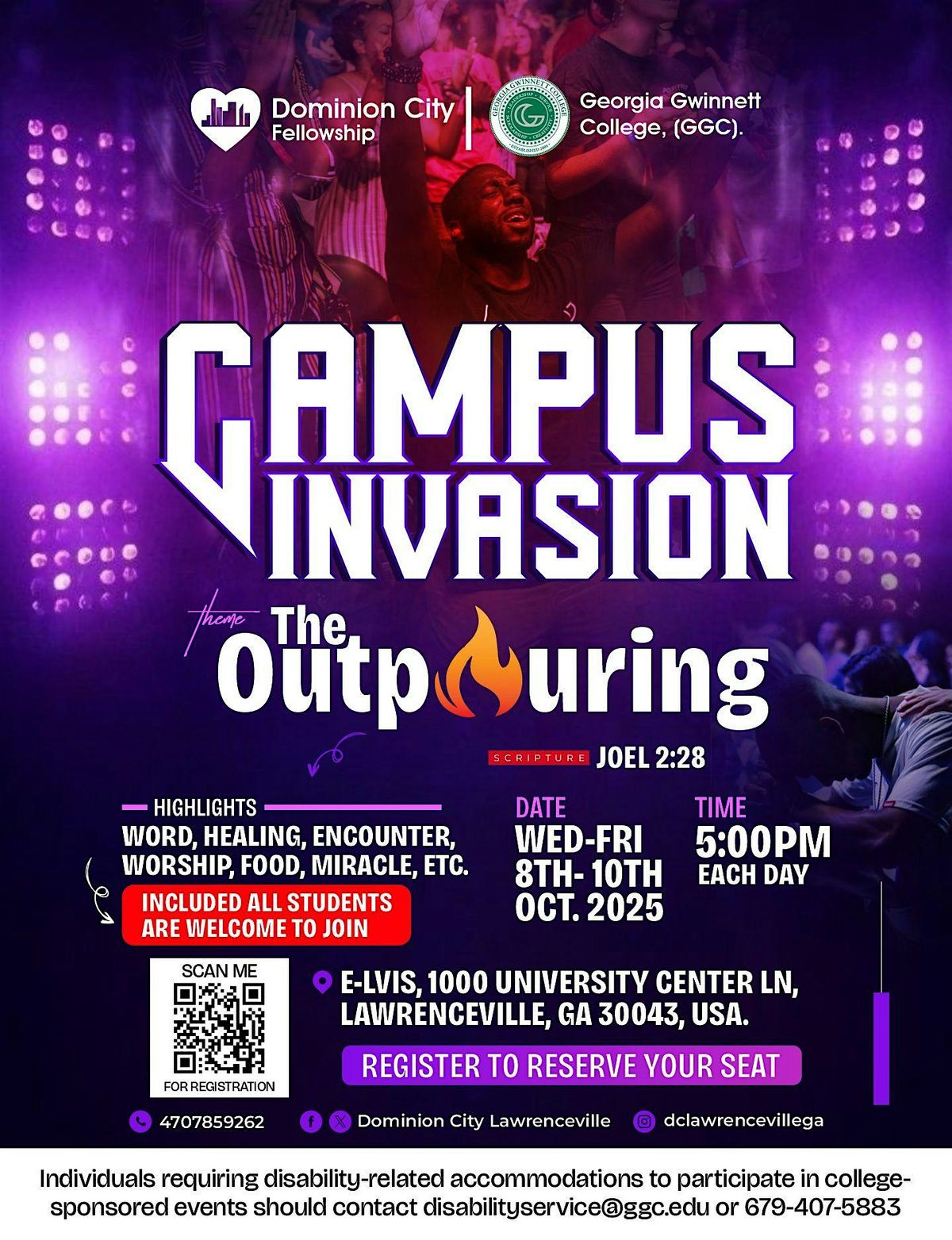Campus Invasion: The Outpouring