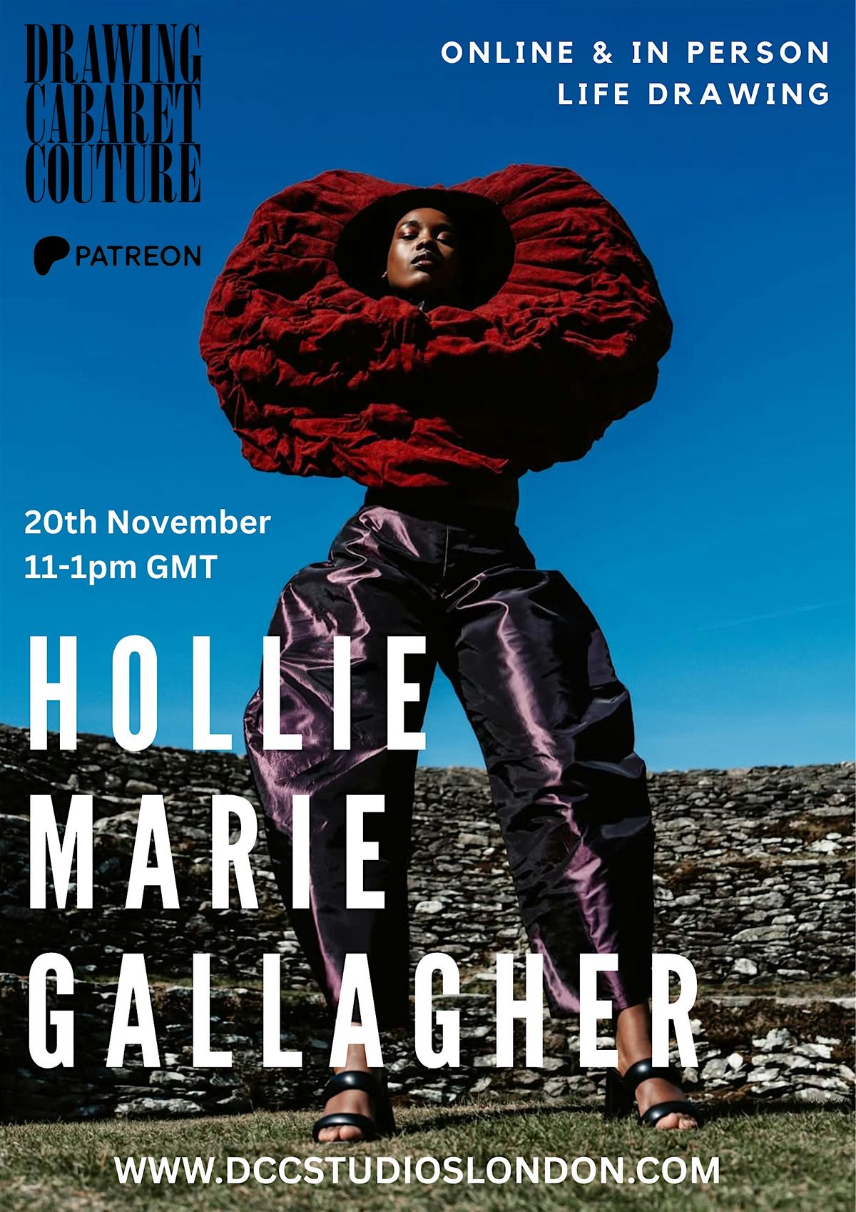 IN PERSON - LIFE DRAWING - FASHION - HOLLIE MARIE GALLAGHER