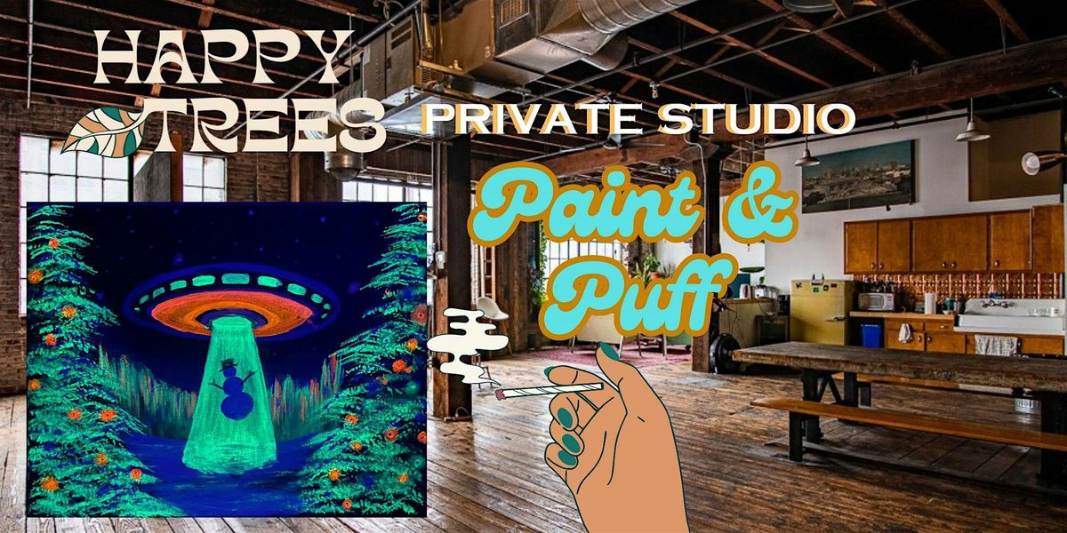 Paint & Puff Art Class- 21 and over