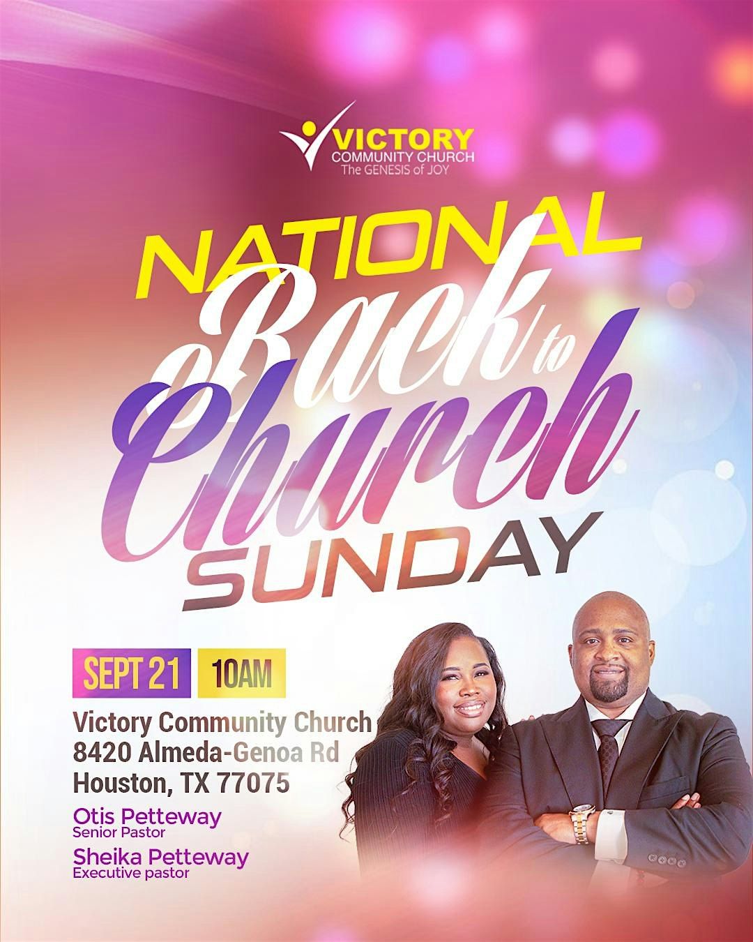 National Back to Church Sunday!