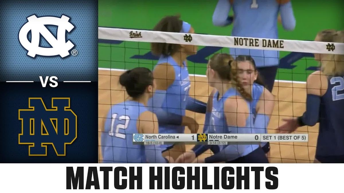 North Carolina State Wolfpack Women's Volleyball vs. Notre Dame Fighting Irish