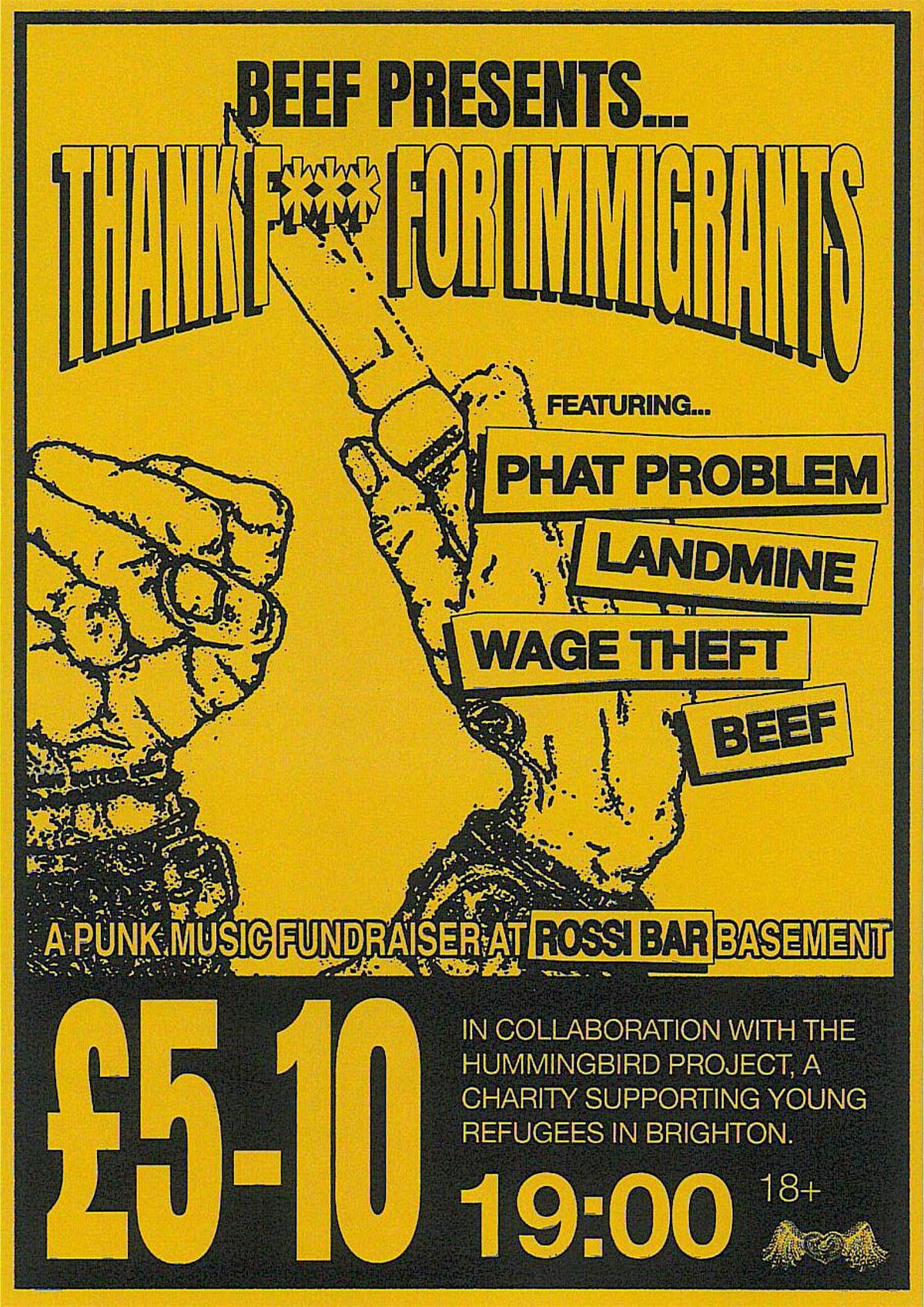 THANK F*** FOR IMMIGRANTS