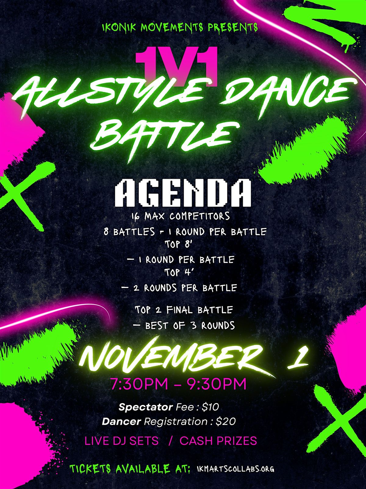 1v1: ALL STYLE DANCE BATTLE