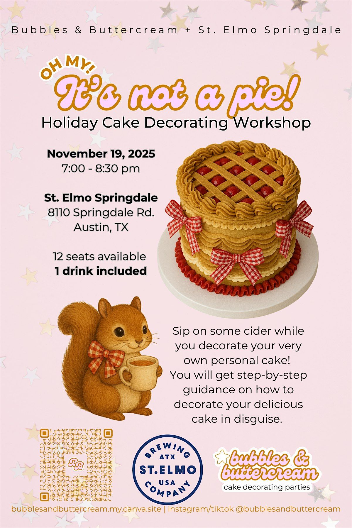 Holiday Cake Decorating Austin, TX