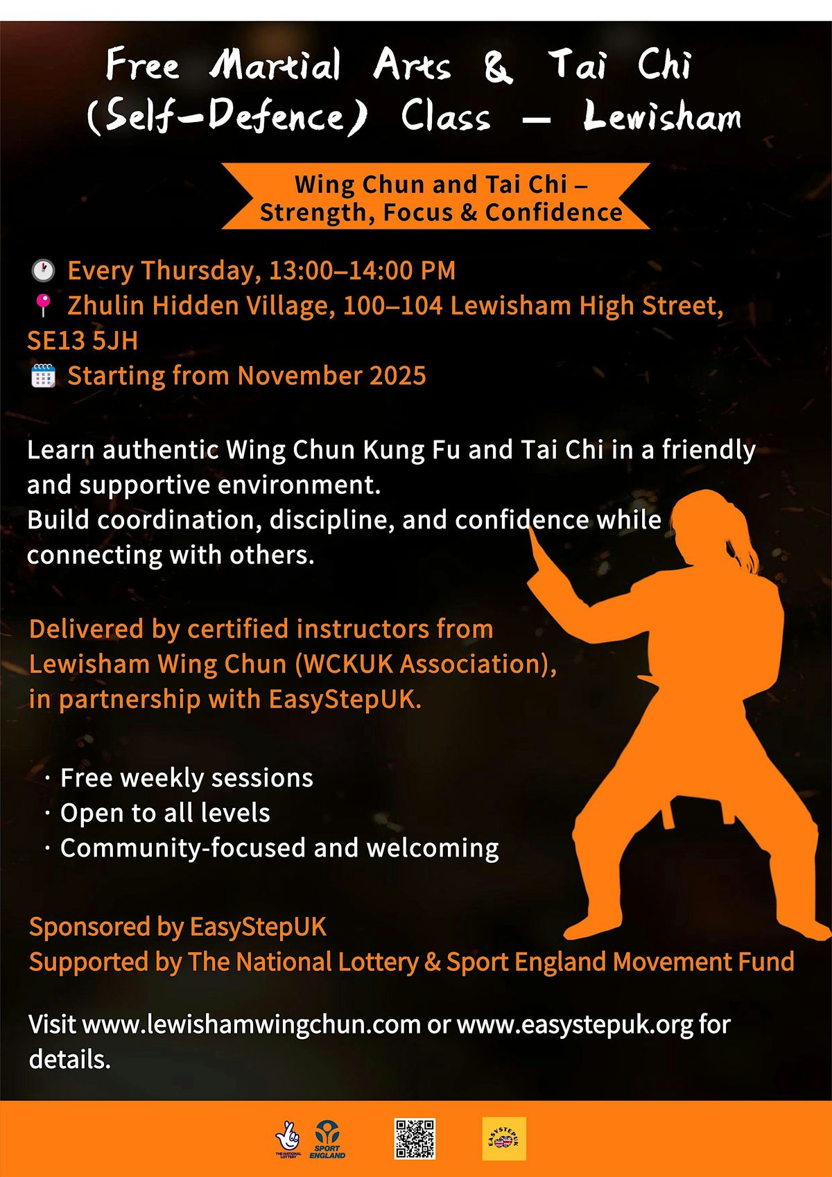 Free Martial Arts & Tai Chi (Self-Defence) Class \u2013 Lewisham