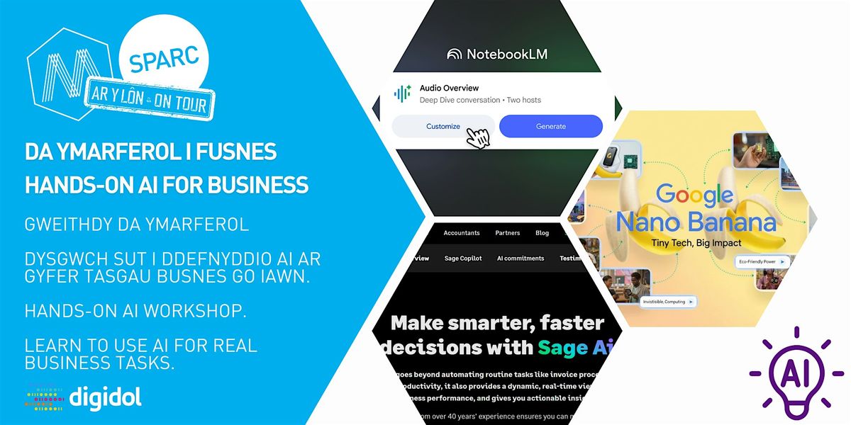 DA Ymarferol i Fusnes | Hands-On AI for Business