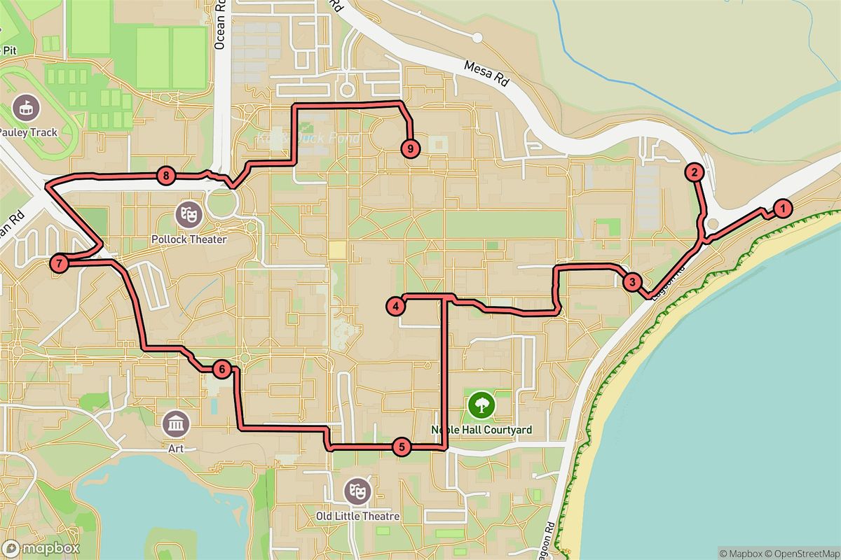 Santa Barbara Audio Tour: Science, Sea, and Stories at UCSB