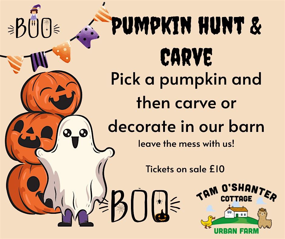 Pumpkin Hunt & Carve at Tam O\u2019Shanter Urban Farm!