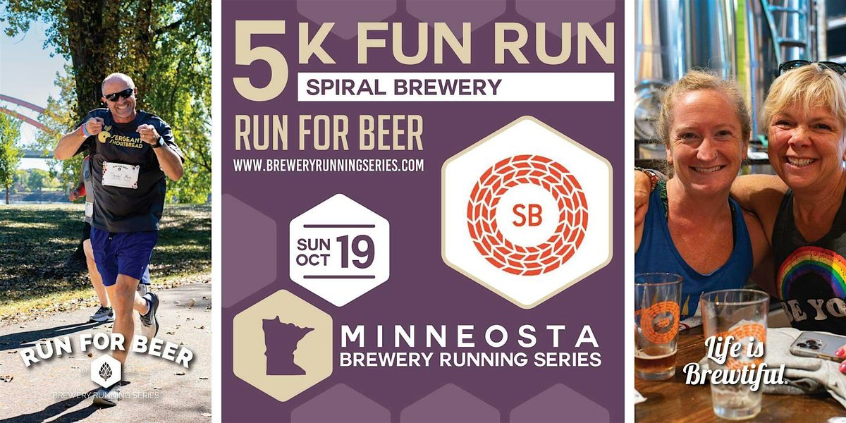 5k Beer Run x Spiral Brewery | 2025 MN Brewery Running Series