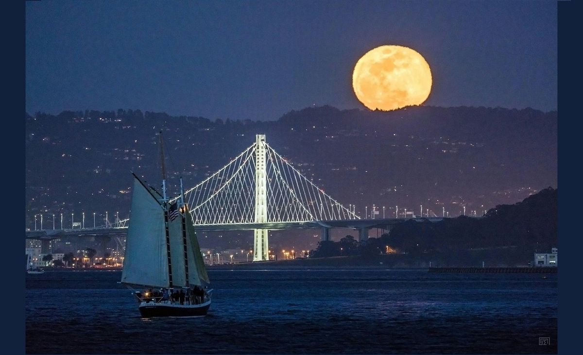 Full Moon Sail on San Francisco Bay - July 2026