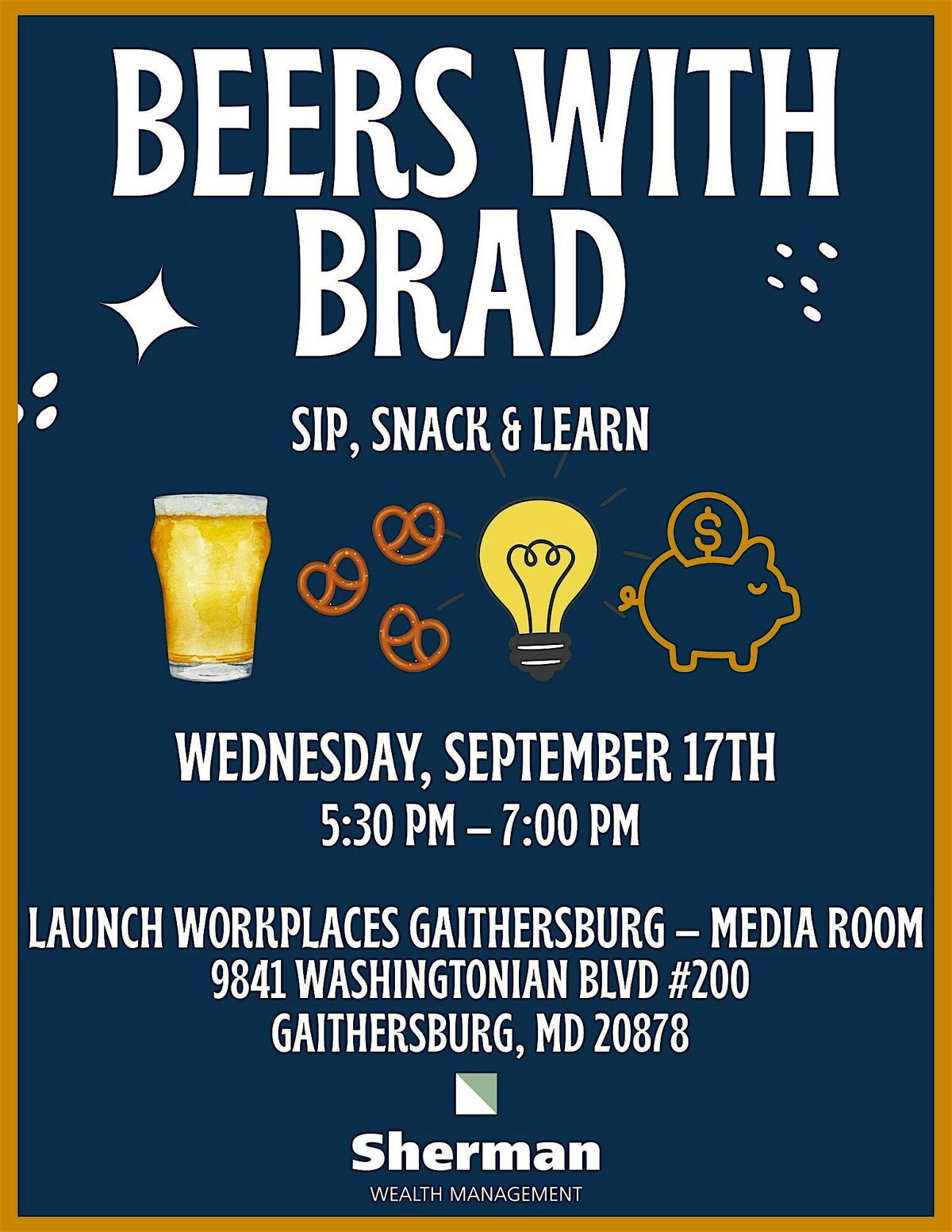Beers with Brad: Financial Literacy Happy Hour
