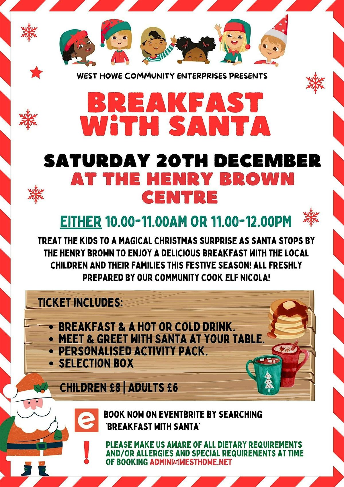 Breakfast with Santa at the Henry Brown Centre