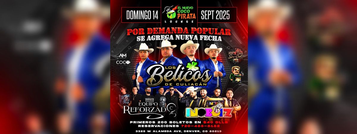 LOS BELICOS DE CULIACAN, EQUIPO REFORZADO & MAS