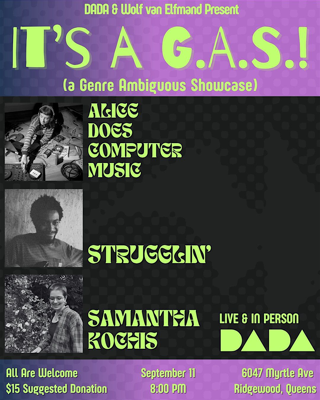 It's a G.A.S.! (A Genre Ambiguous Showcase)