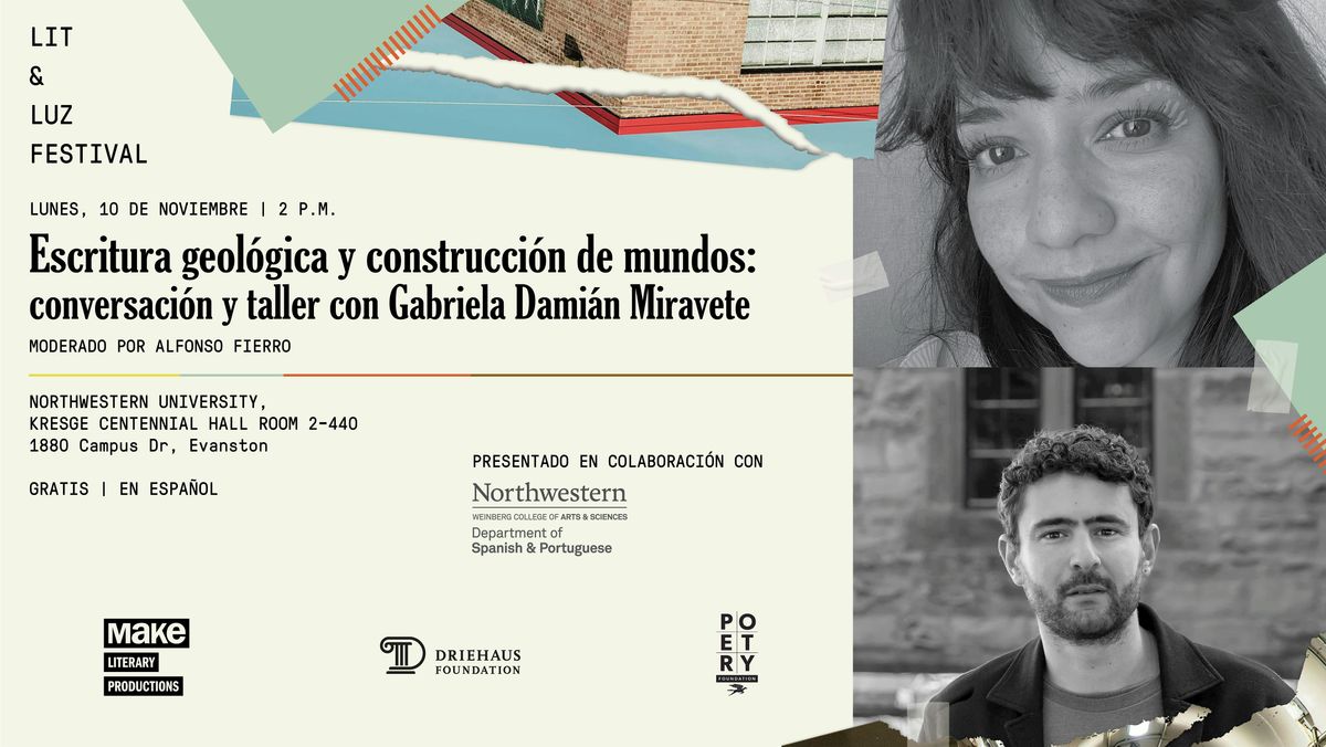 Lit & Luz: Escritura geol\u00f3gica con Gabriela Dami\u00e1n Miravete