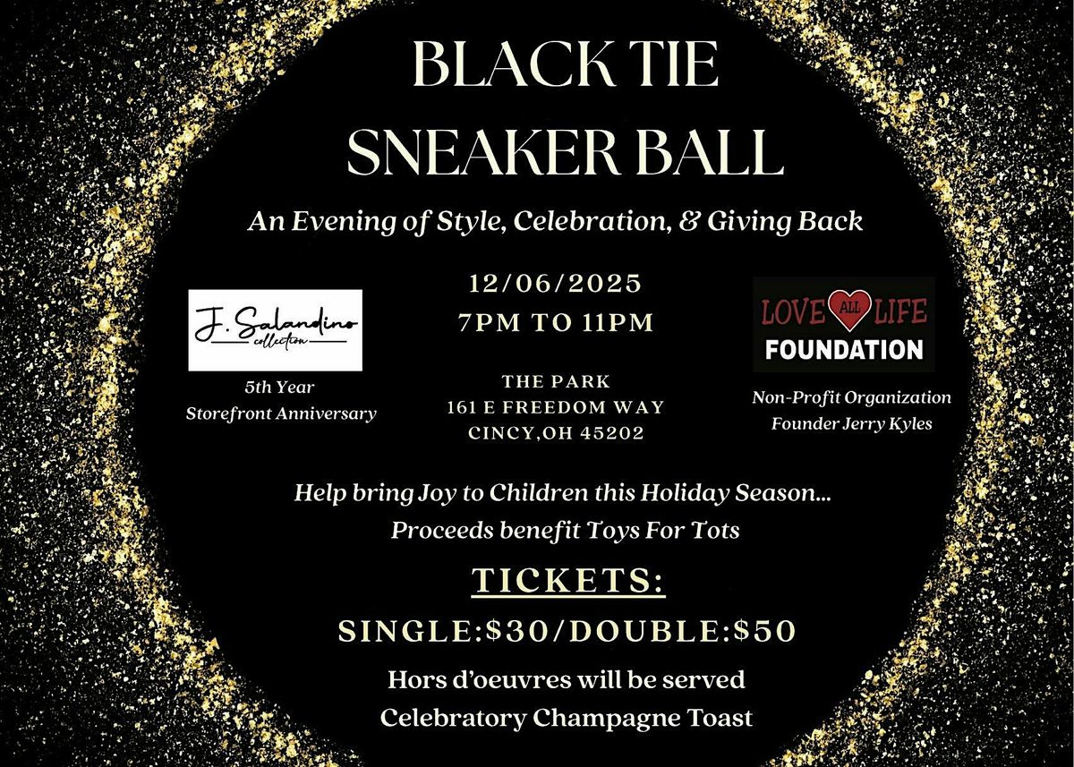 Black Tie Sneaker Ball Charity Event