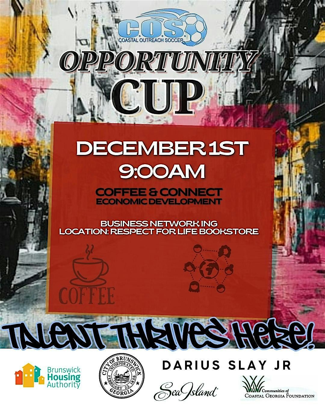 COS Opportunity Cup Coffee and Connect