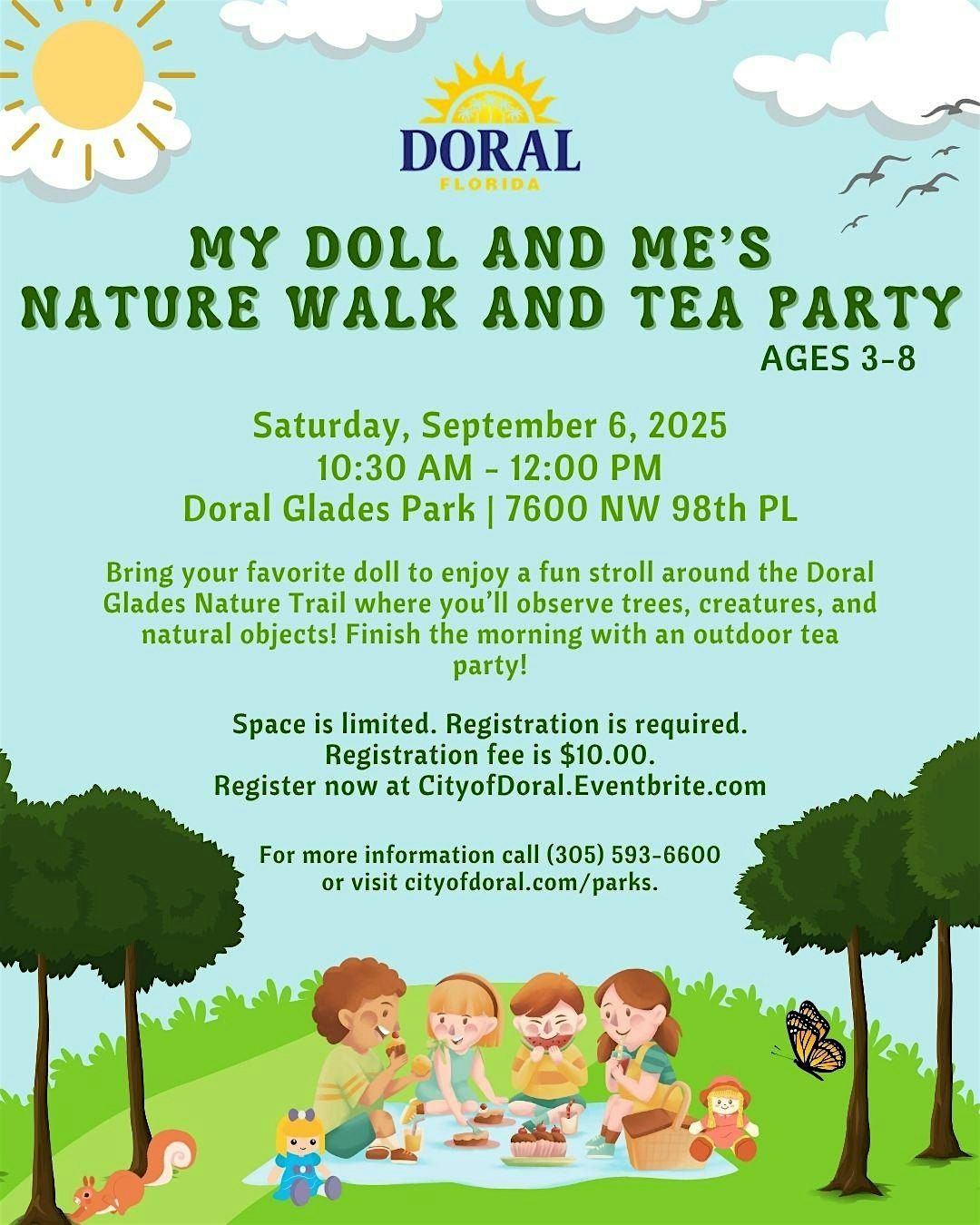 My Doll & Me's 1st Nature Walk & Tea Party