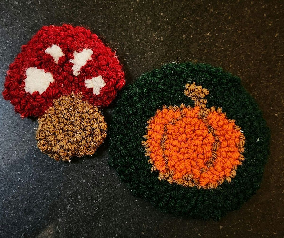 Punch Needle Coasters