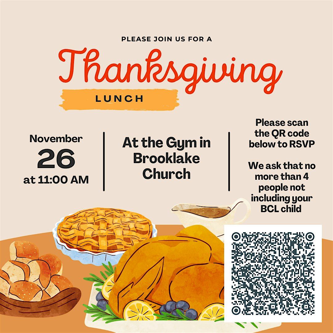 BCL Annual Thanksgiving Lunch