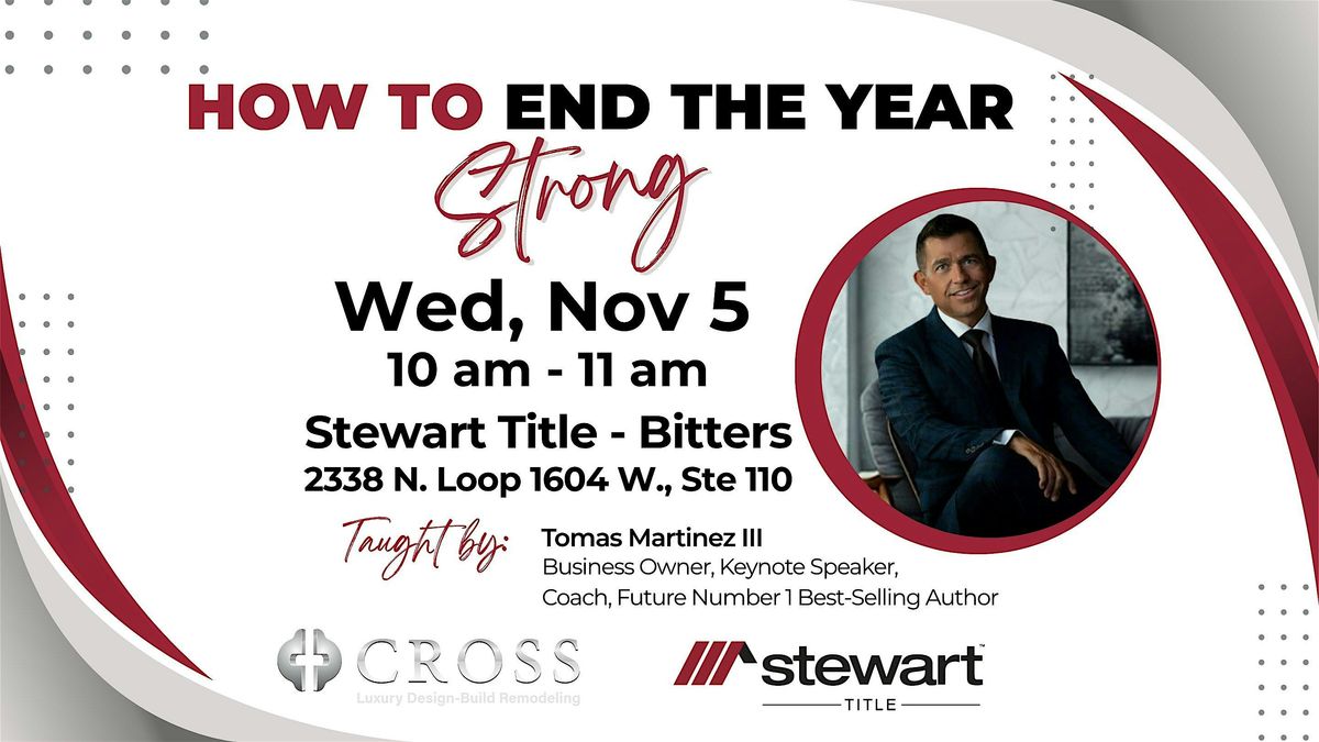 How to End the Year Strong (with Tomas Martinez)