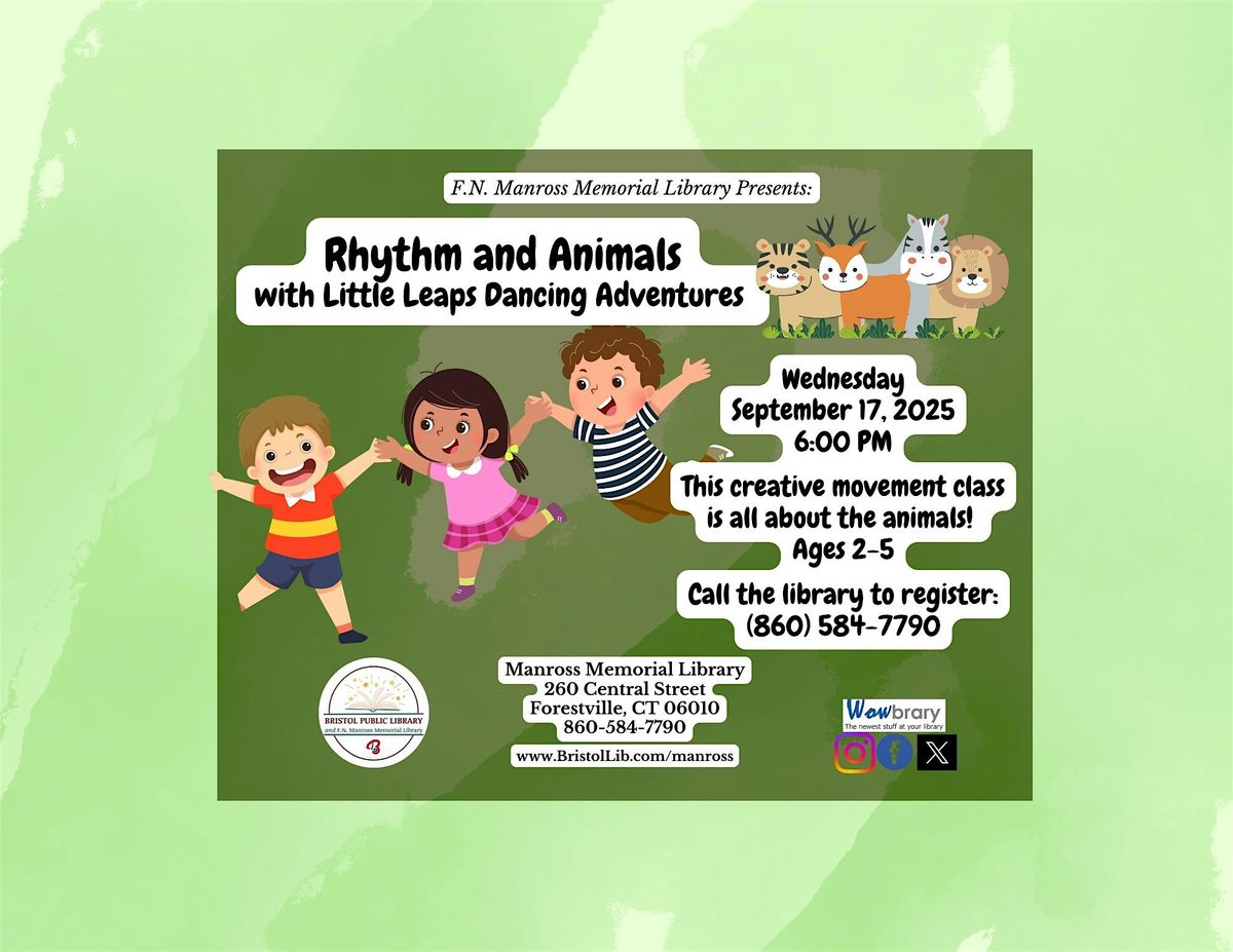 Little Leaps Dancing Adventures: Rhythm and Animals