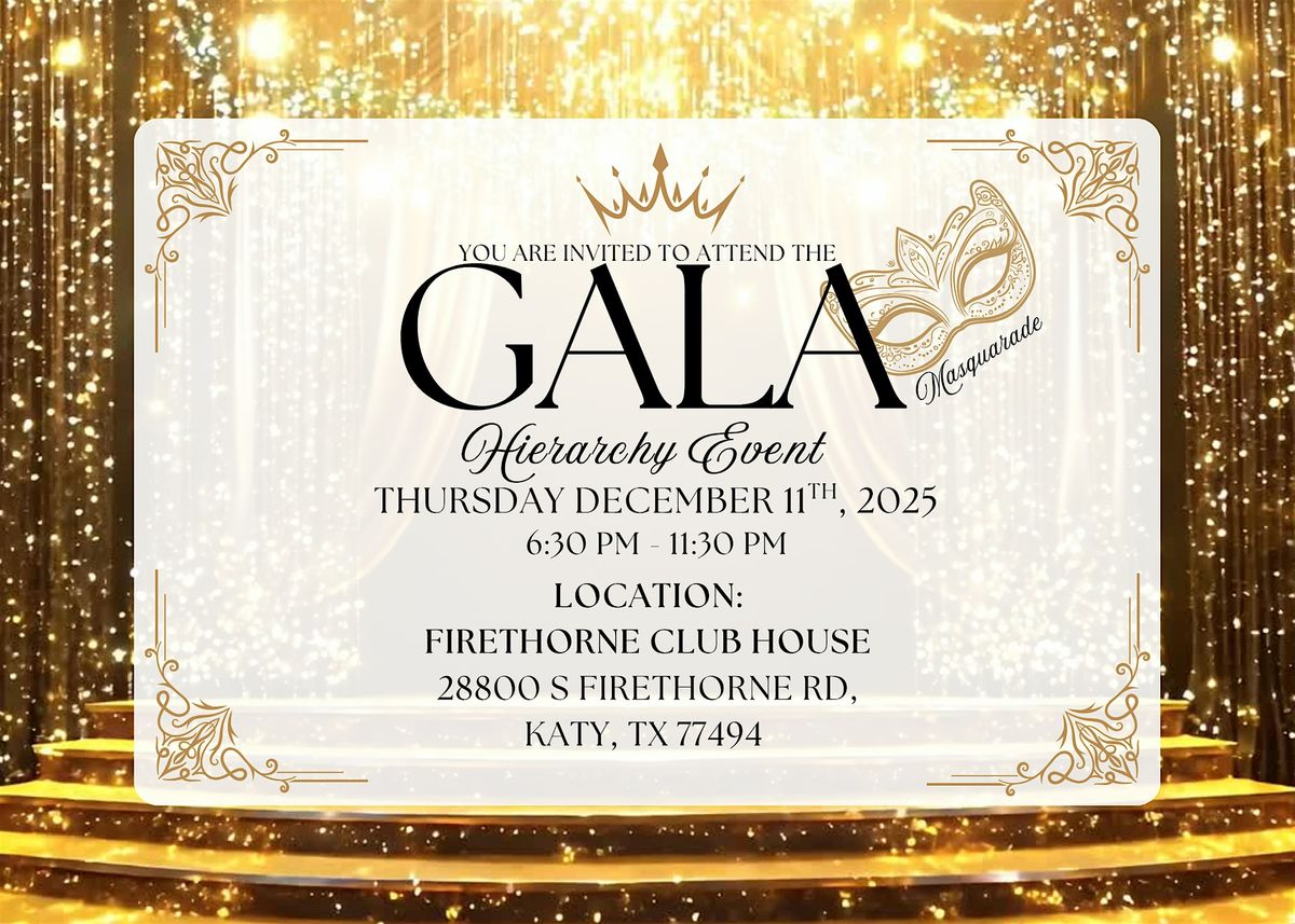MASQUERADE GALA - HIERARCHY EVENT