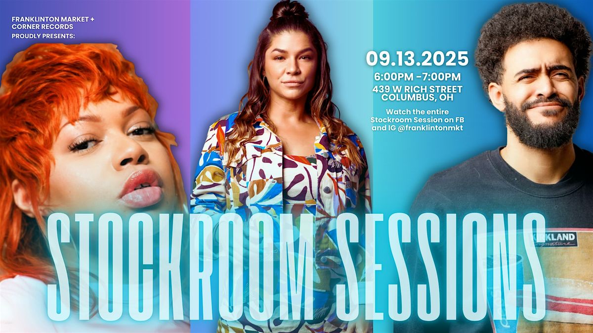 Stockroom Sessions #Comedy - September 13th 2025 Franklinton Market