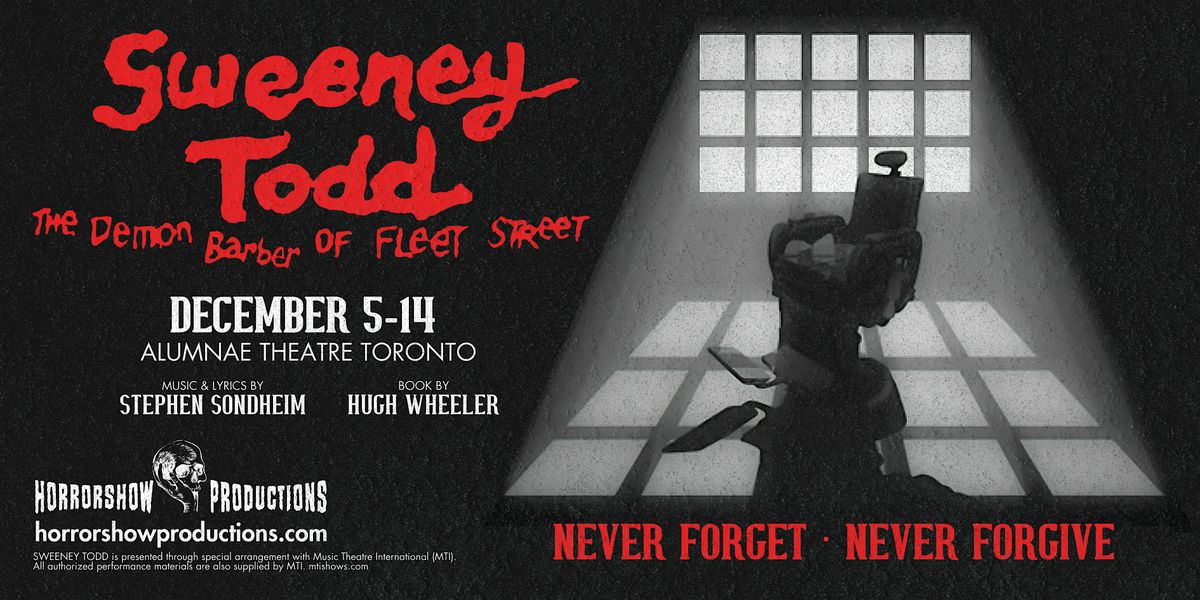 Sweeney Todd | The Legendary Musical | Toronto - CLOSING