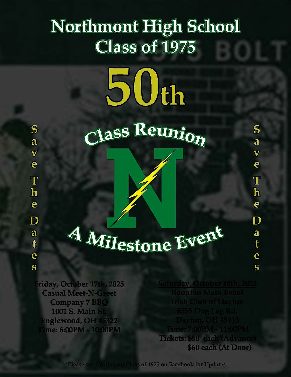 Northmont Class of 1975 50th Reunion