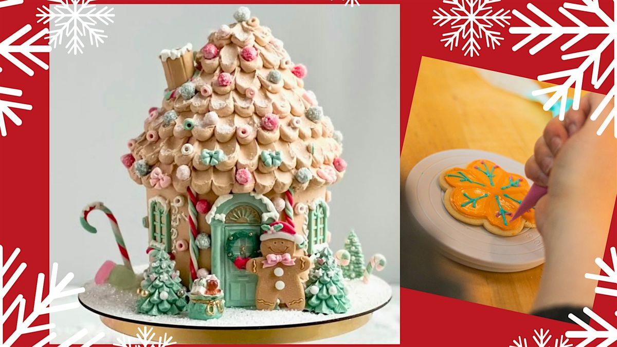 Whimsical Gingerbread Cake House
