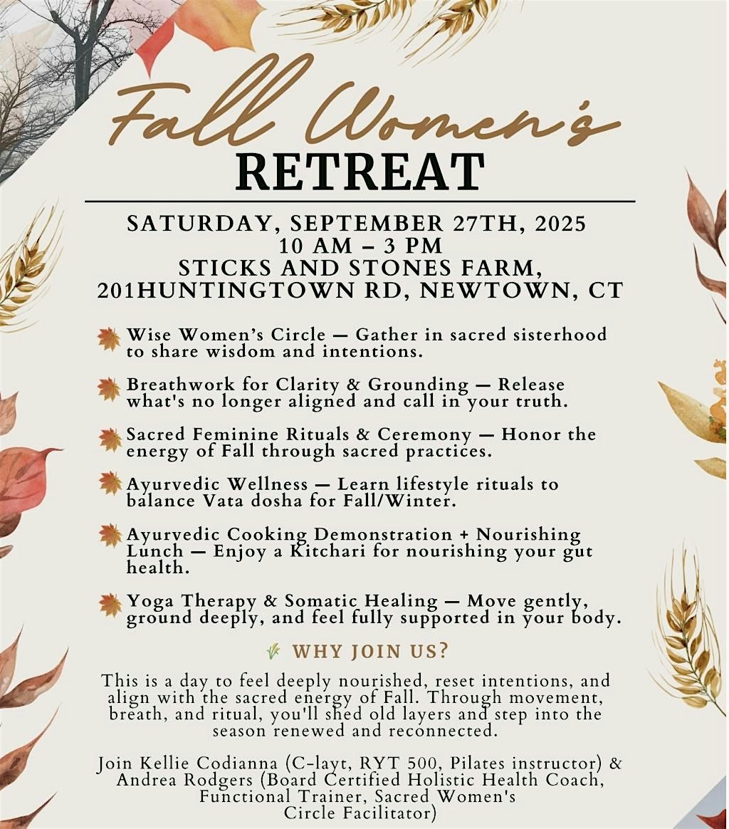 RELEASE & REPLENISH - Fall Women's Wellness Retreat