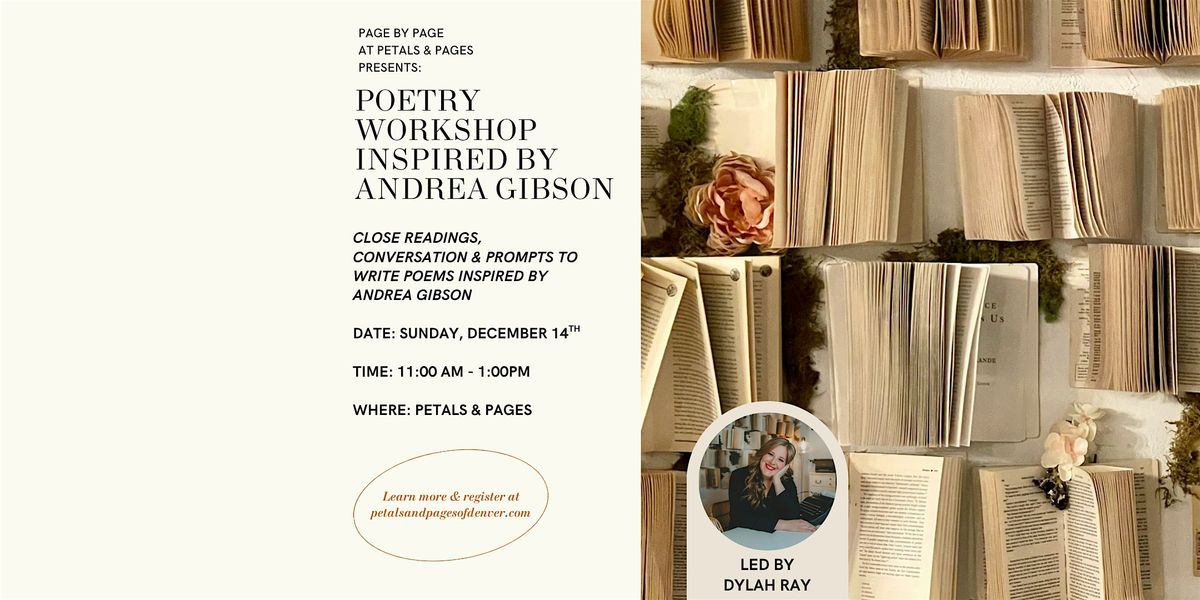 Poetry Workshop Inspired by Andrea Gibson