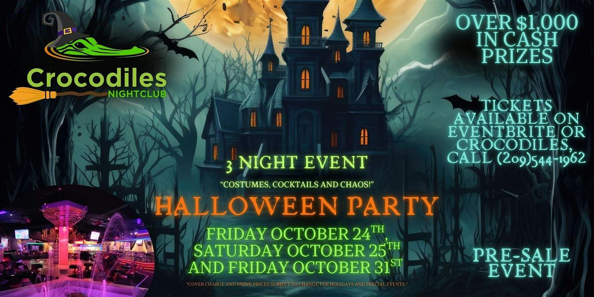 Halloween Party - Costumes, Cocktails and Chaos: Night 2 @ Crocodiles