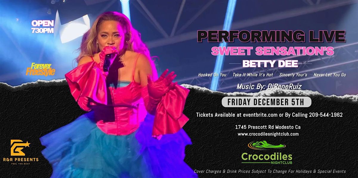 Freestyle Friday with Sweet Sensation's Betty D at Crocodiles Nightclub