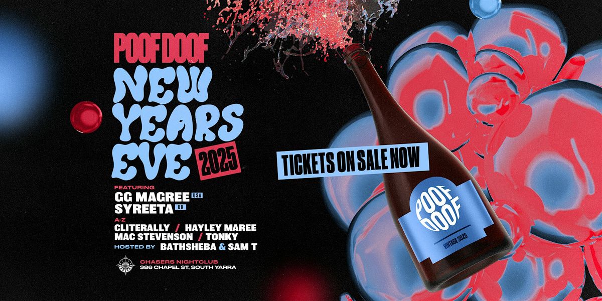 POOF DOOF New Year's Eve - MELBOURNE